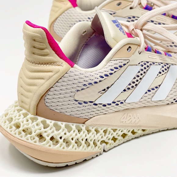 Adidas 4DFWD Pulse Running Shoes Ivory Mesh Lace Up Lightweight Sneakers Sz 6.5 - Picture 5 of 10